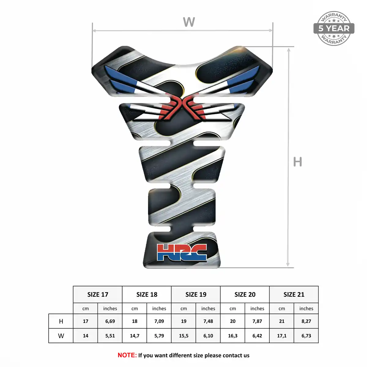 Honda Fuel Tank Pad Opulent Line