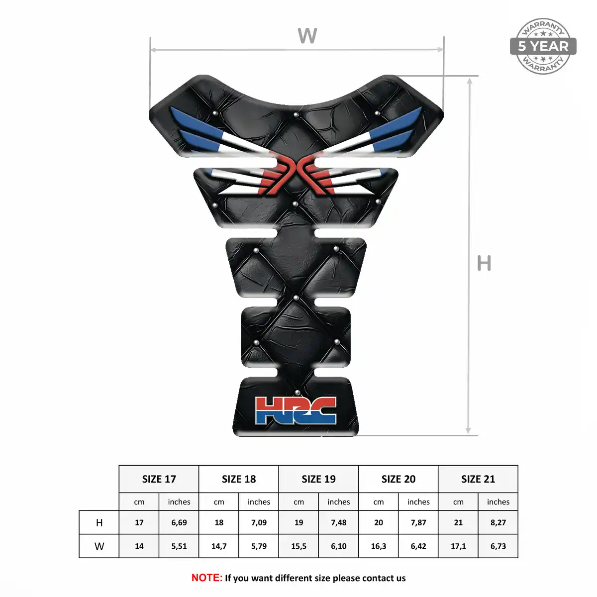 Honda Fuel Tank Pad Signature Grade