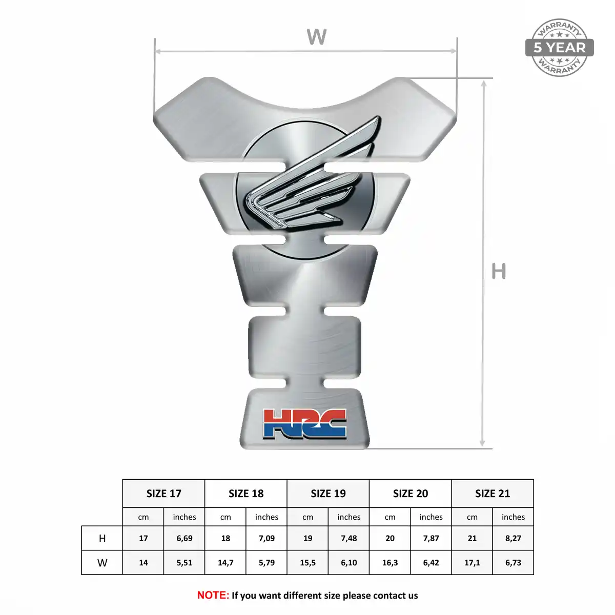Honda Fuel Tank Protector Elite Edition