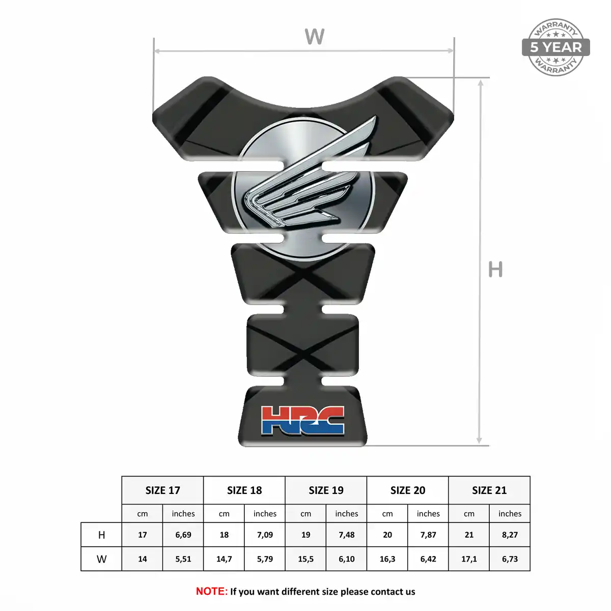 Honda Fuel Tank Protector Prime Quality