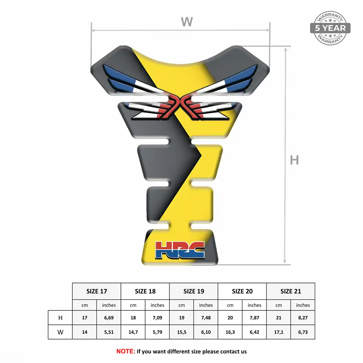 Honda Gas Tank Pad Elite Edition