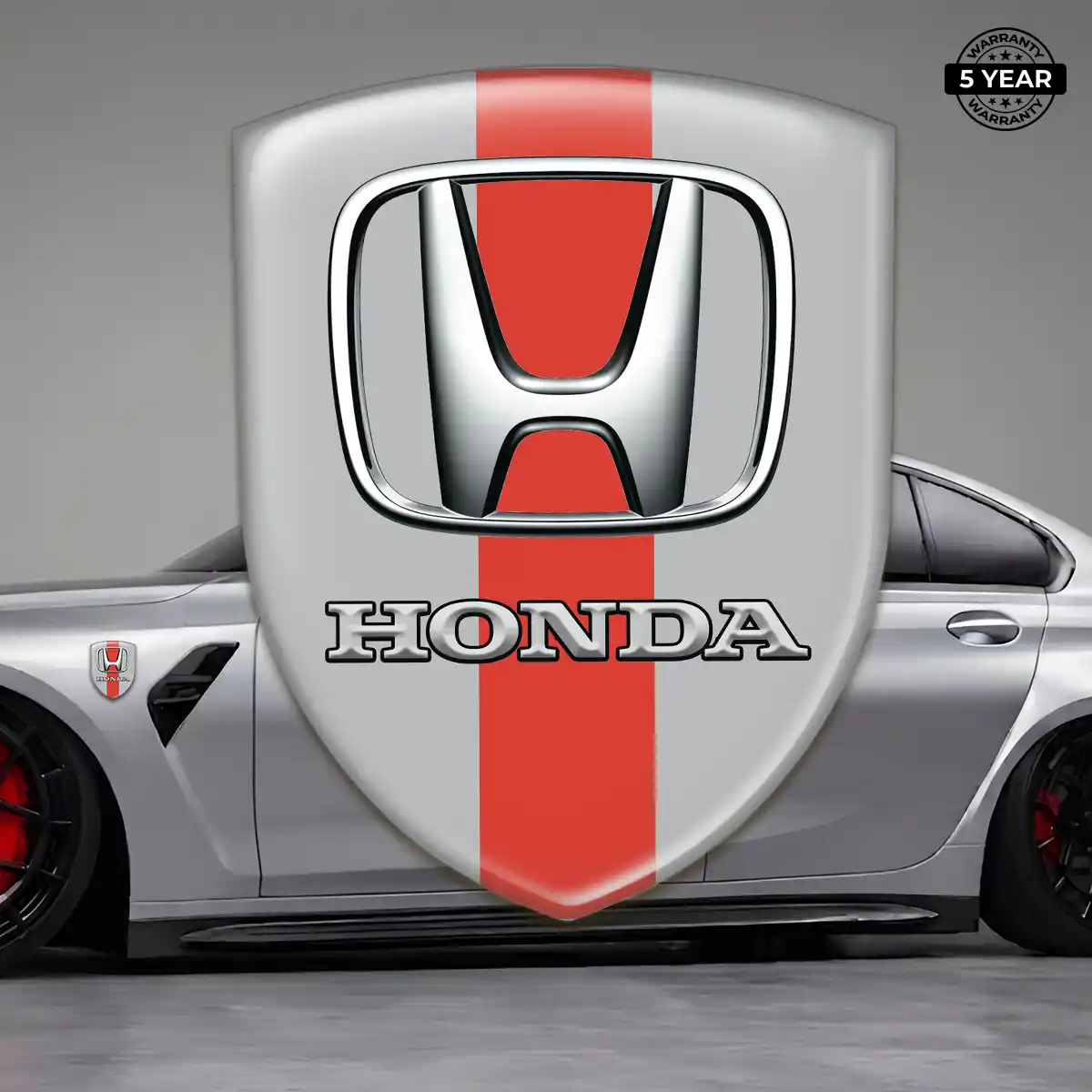 Honda Gel Badge Sticker Refined Design