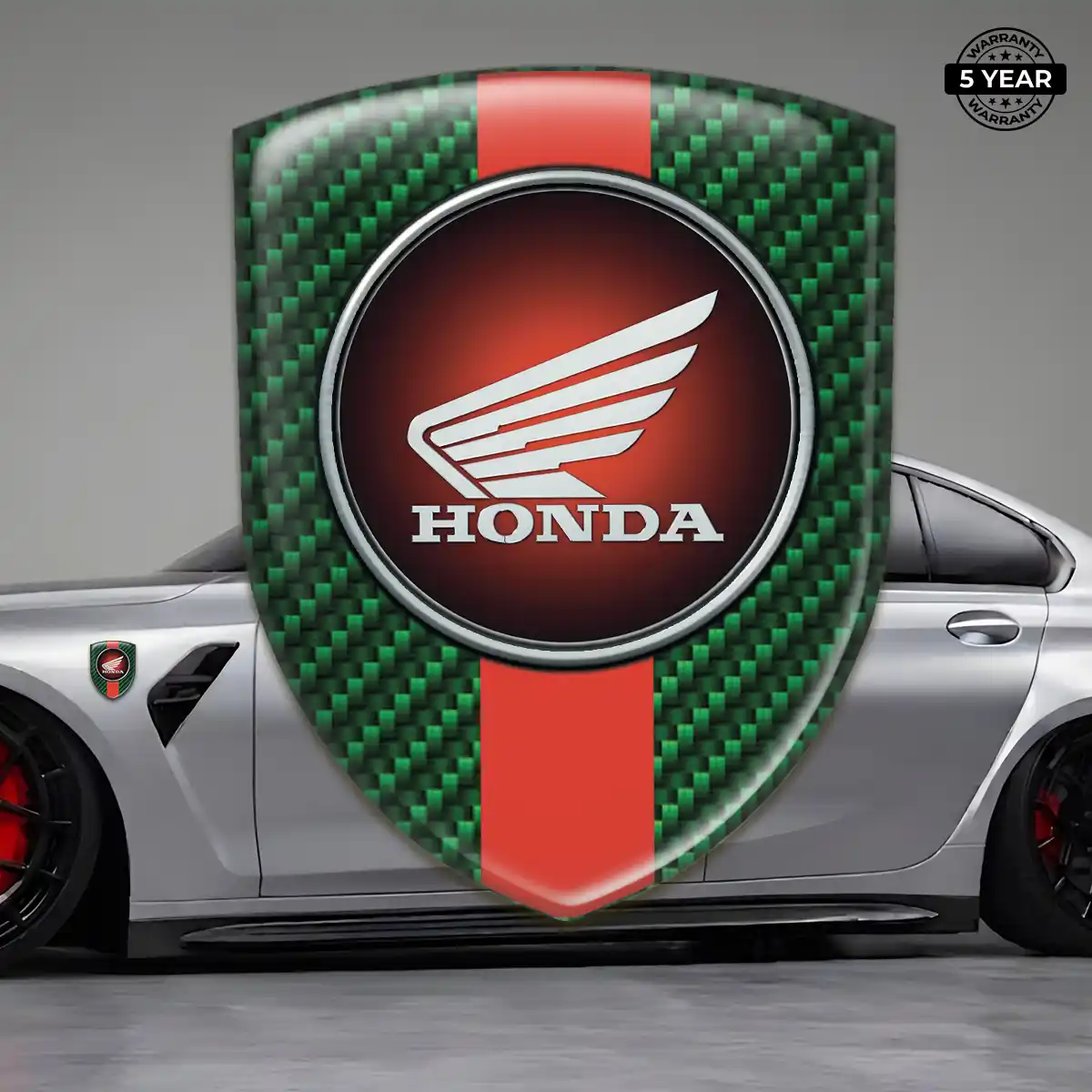 Honda Gel Emblem Sticker Elite Finish