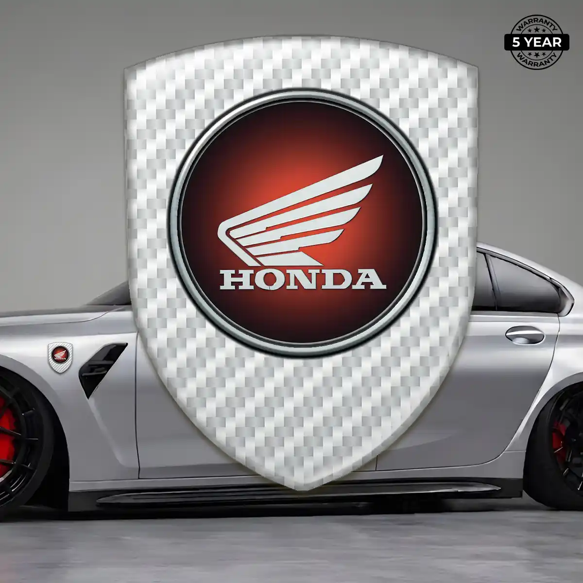 Honda Gel Emblem Sticker Interior Elegance