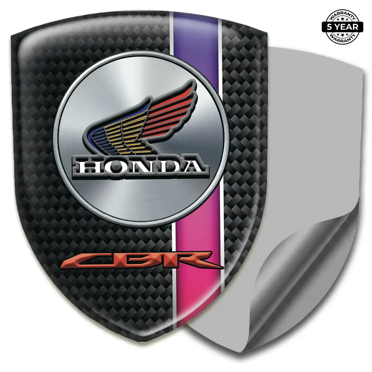 Honda Gel Emblem Sticker Refined Design