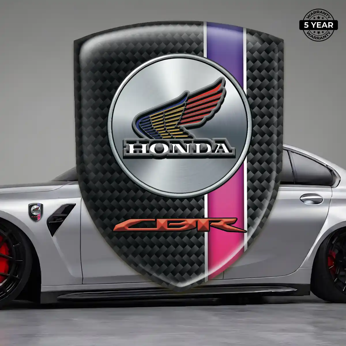 Honda Gel Emblem Sticker Refined Design