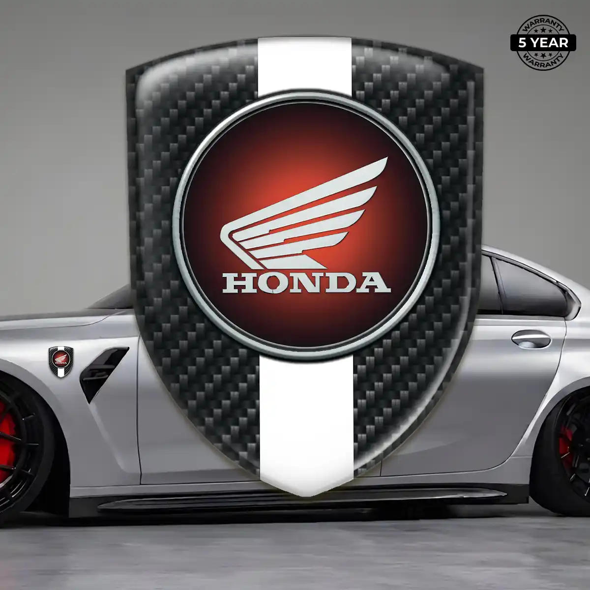 Honda Gel Emblem Sticker Resin Luxe
