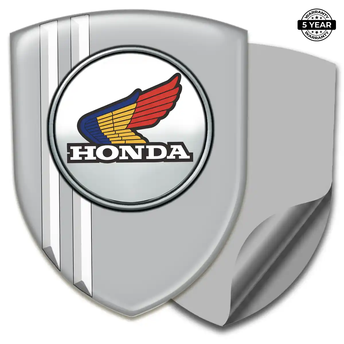 Honda Gel Emblem Sticker Sleek Style