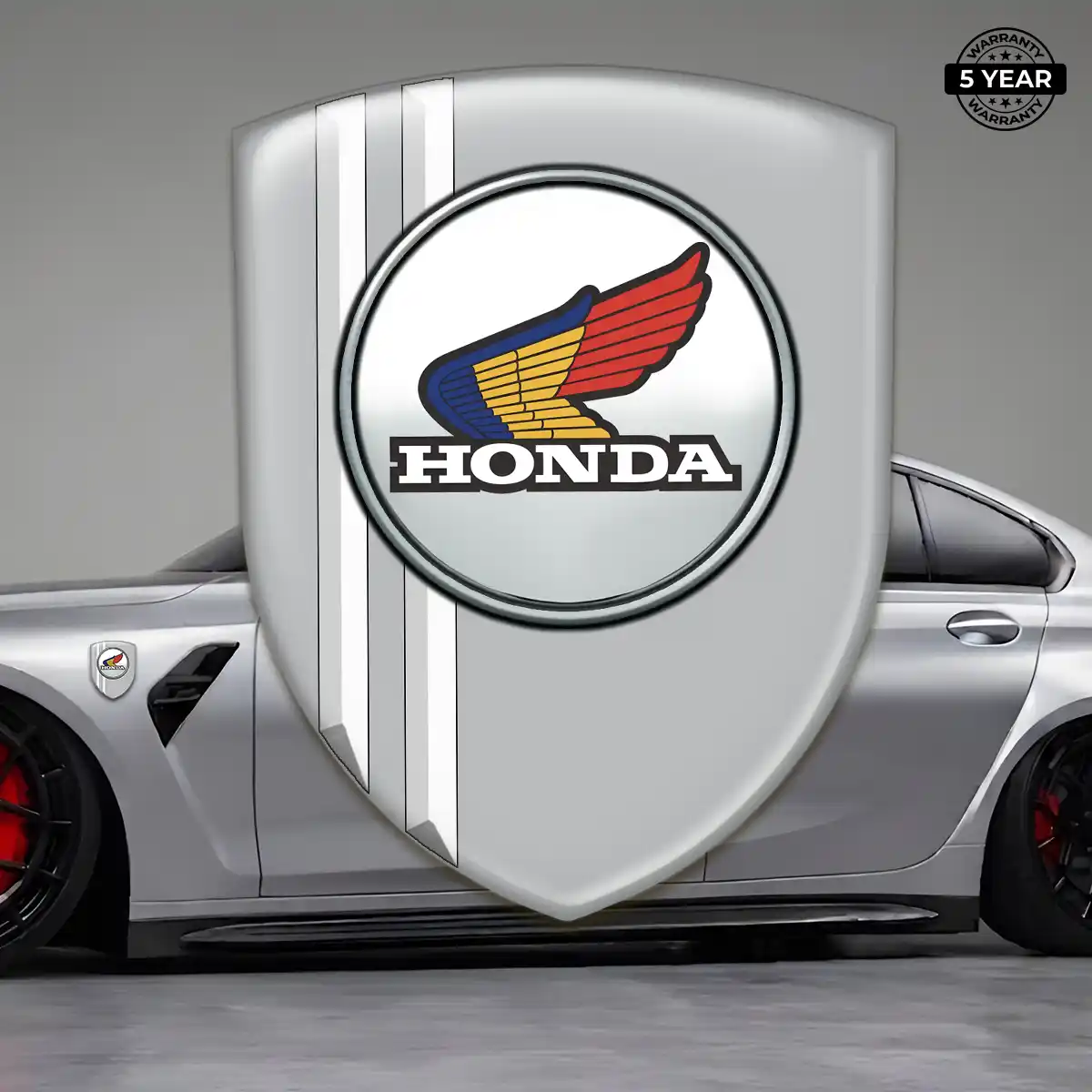 Honda Gel Emblem Sticker Sleek Style