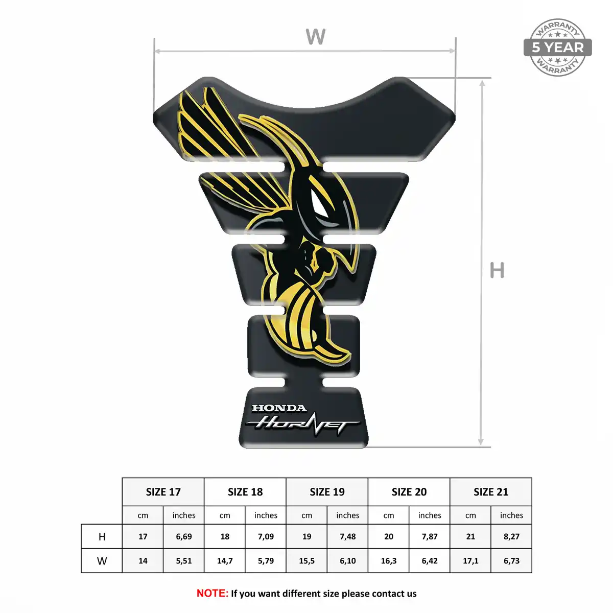 Honda Gel Tank Pad Exclusive Series