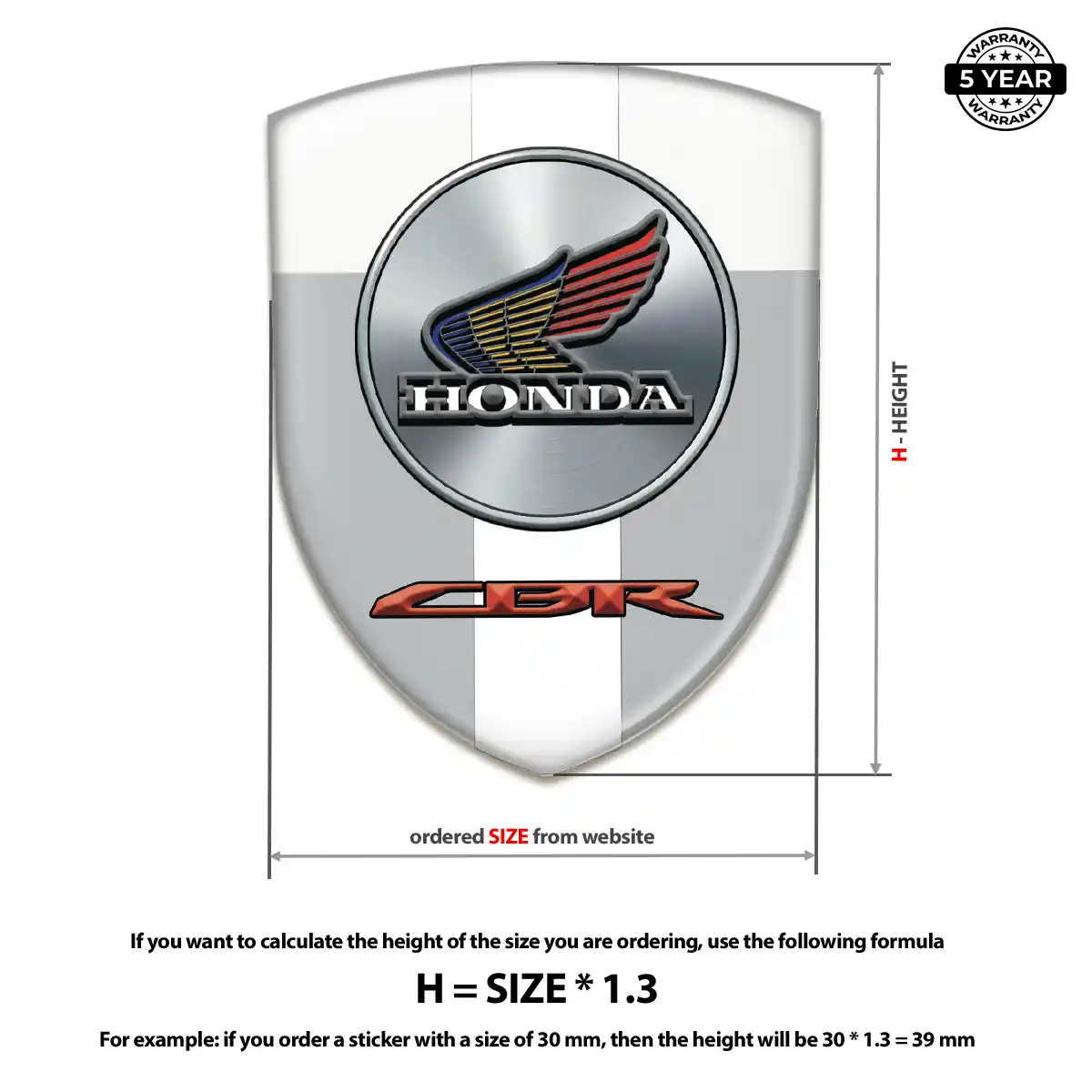 Honda Logo Badge Deluxe Edition