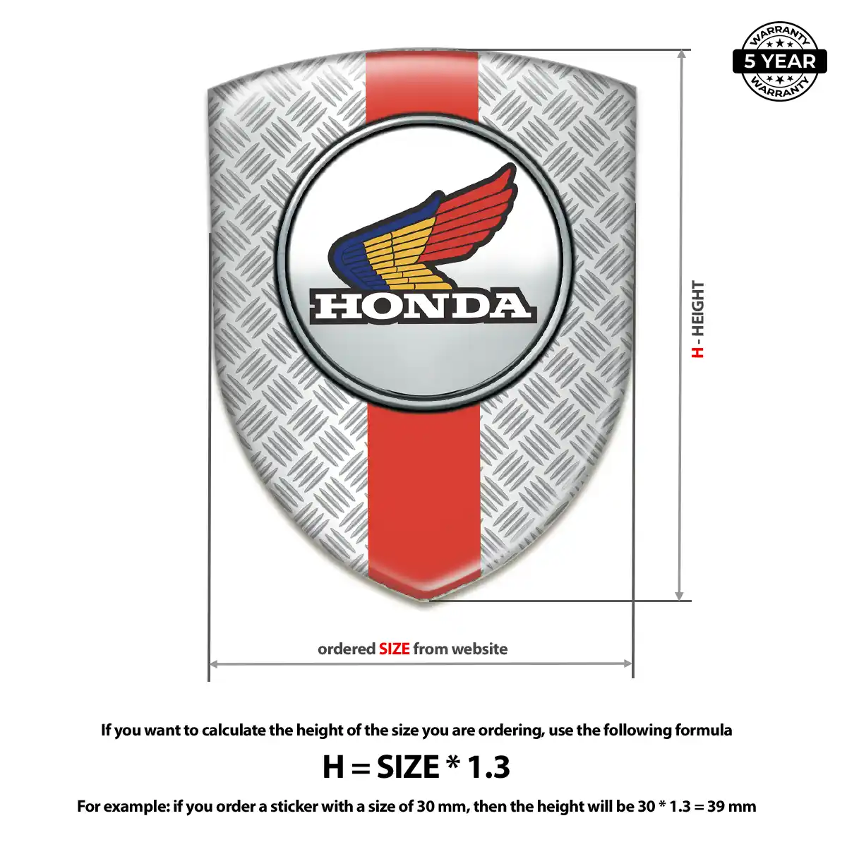 Honda Logo Badge Elite Edition