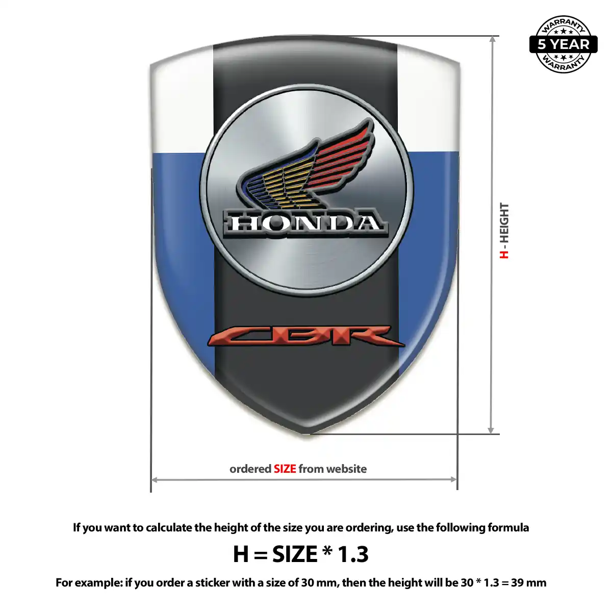 Honda Logo Badge Interior Luxe