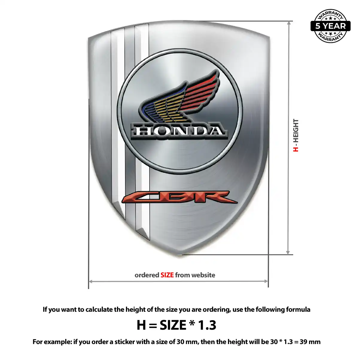 Honda Logo Badge Refined Design