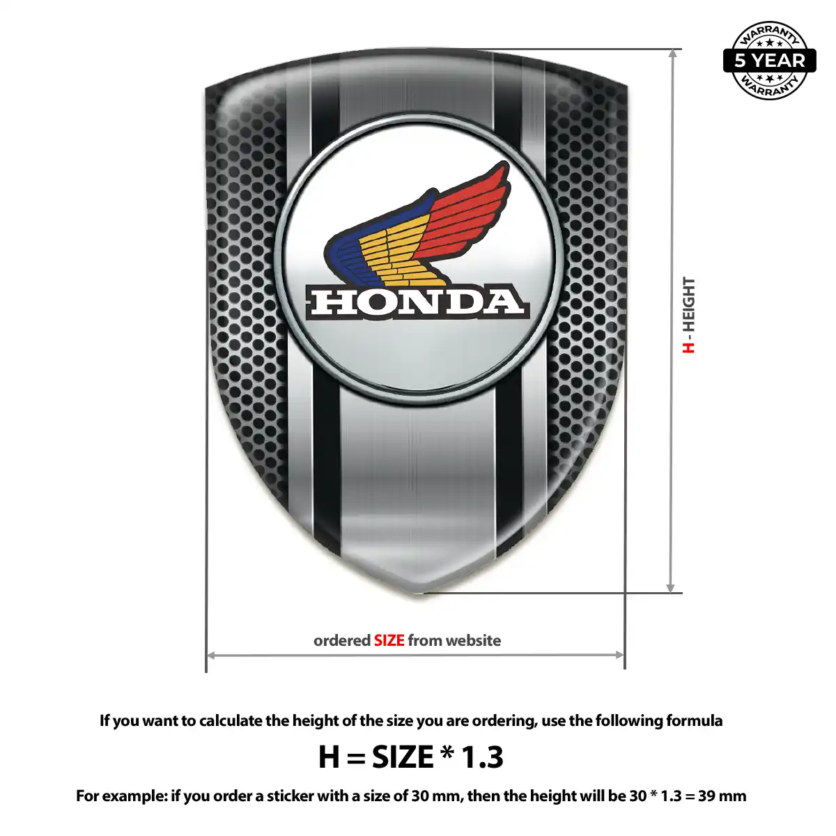 Honda Logo Emblem Deluxe Edition