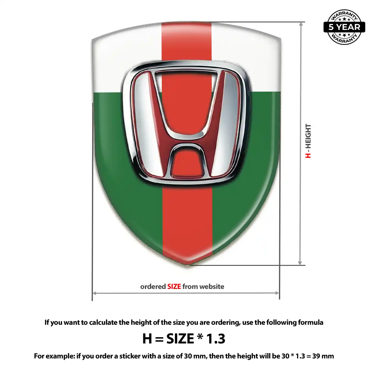 Honda Logo Emblem Exclusive Series
