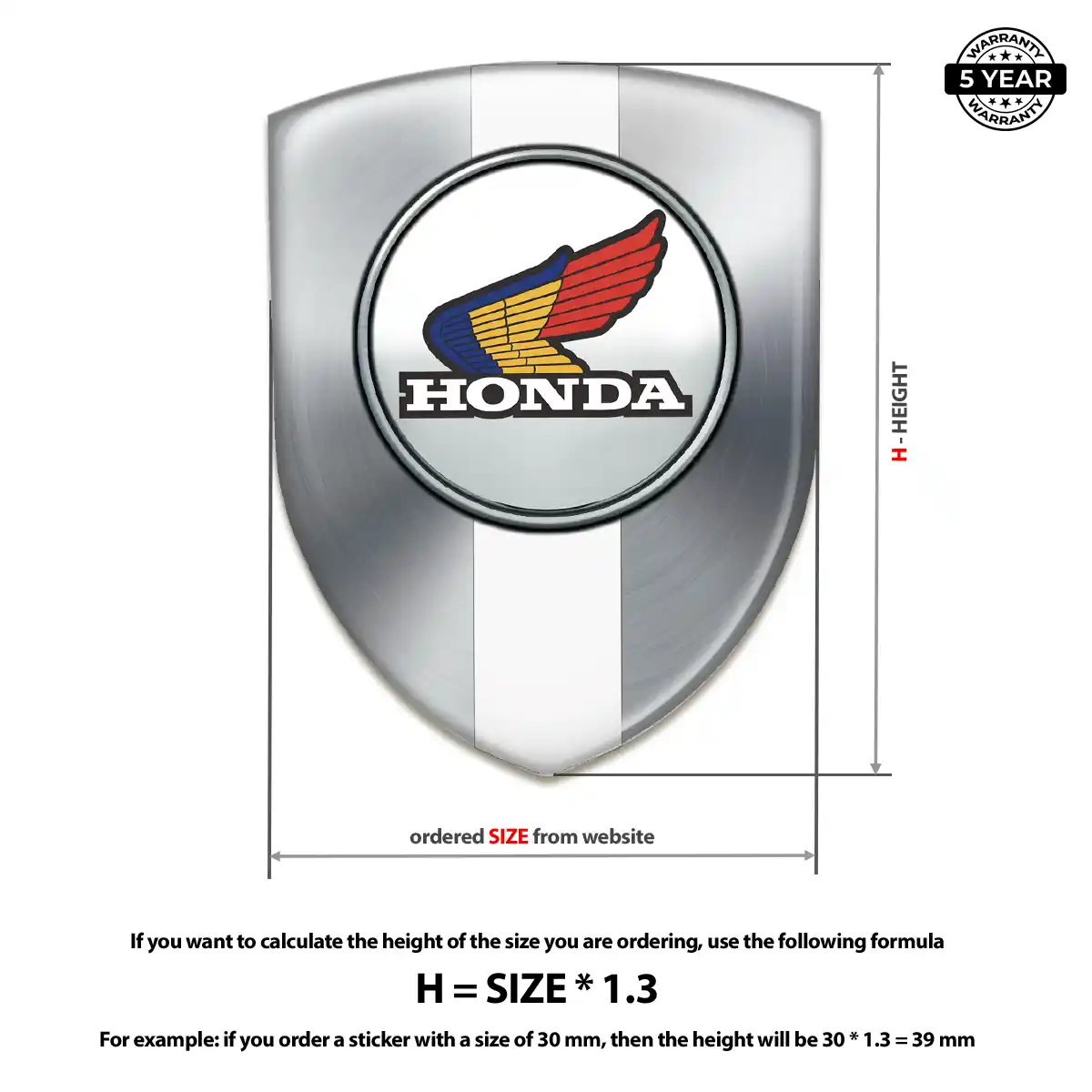 Honda Logo Emblem Noble Edition