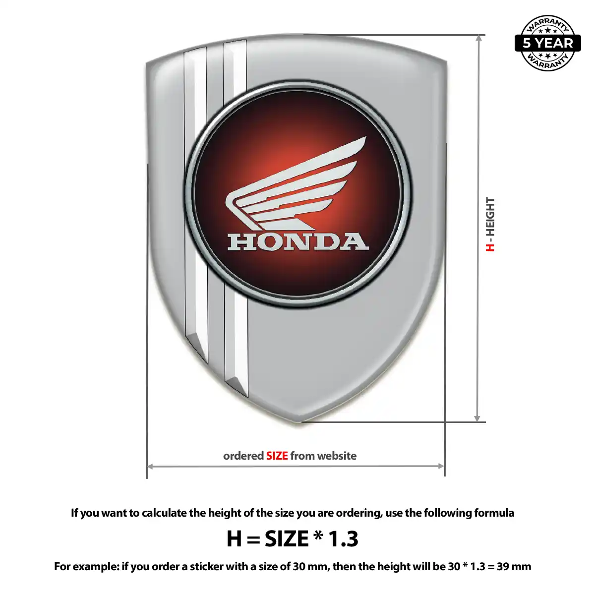 Honda Logo Emblem Prime Quality