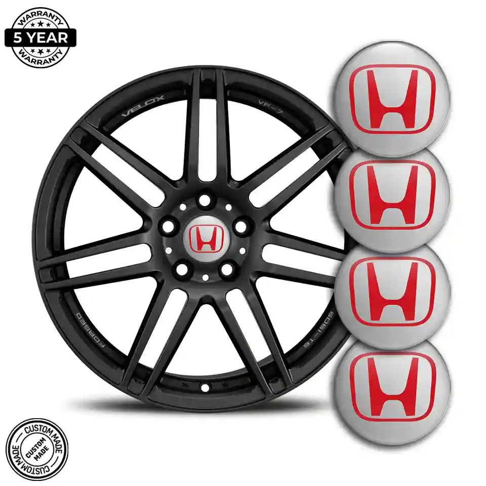 Honda Logo Silicone Emblem Self-Adhesive Stylish Design