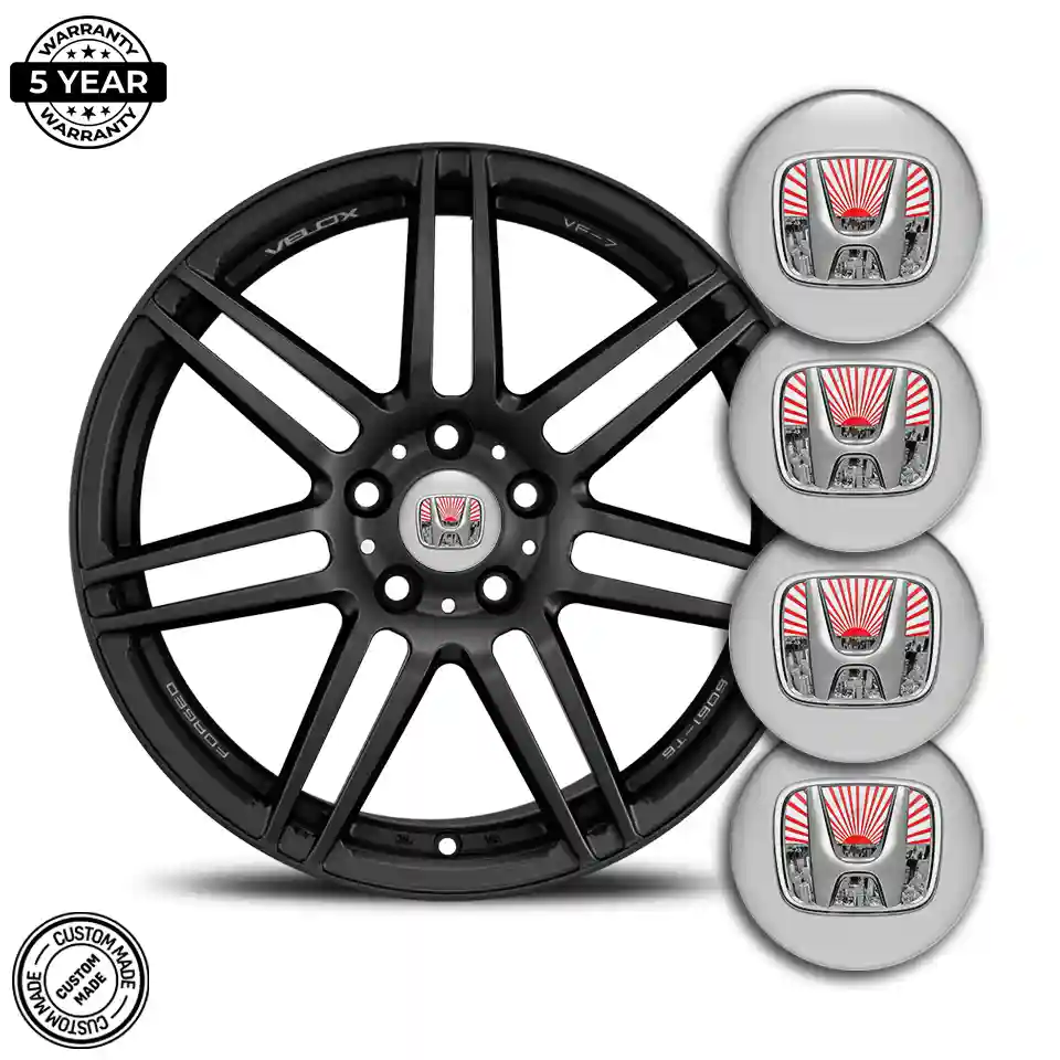 Honda Logo Silicone Sticker Self-Adhesive High Quality