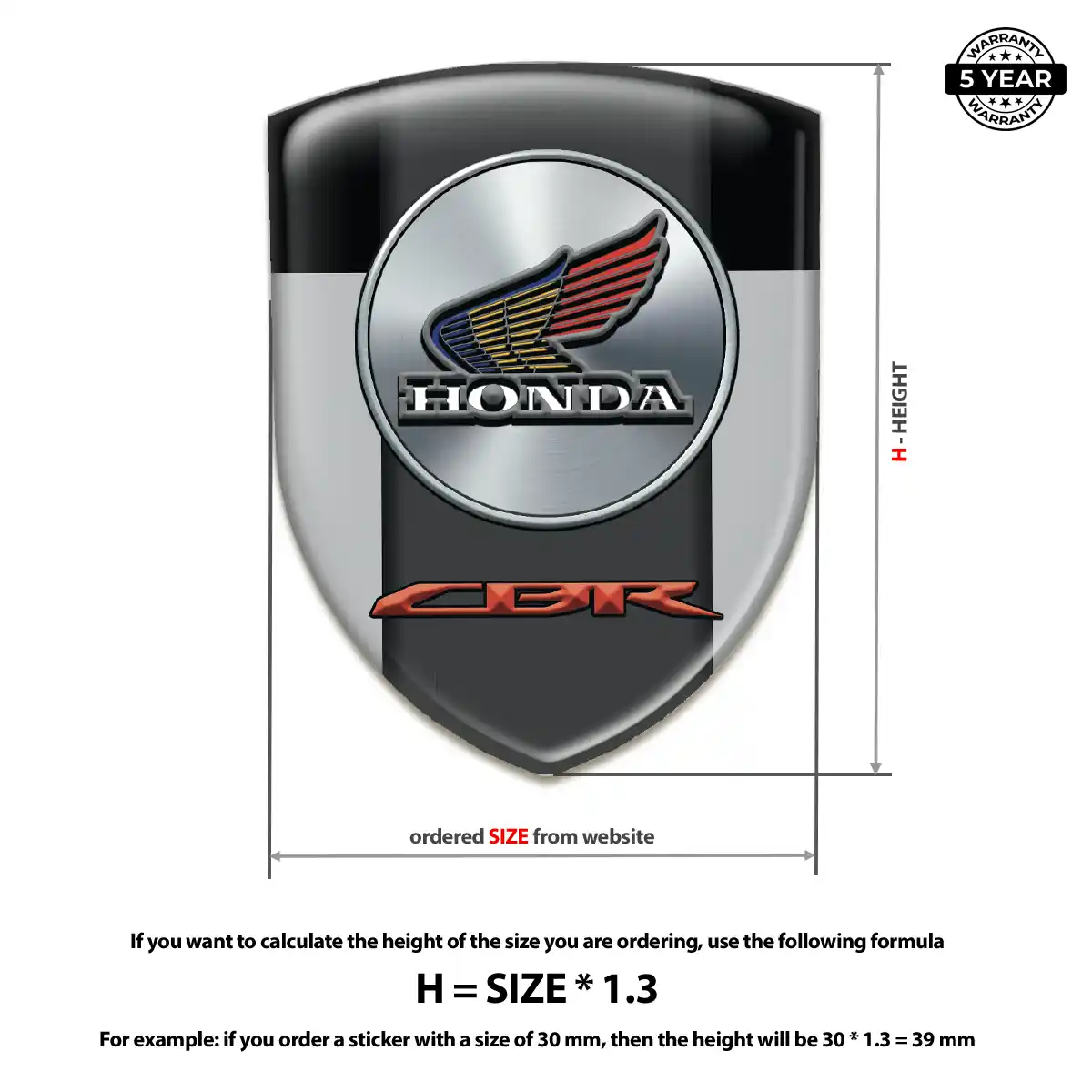Honda Logo Sticker Prestige Line