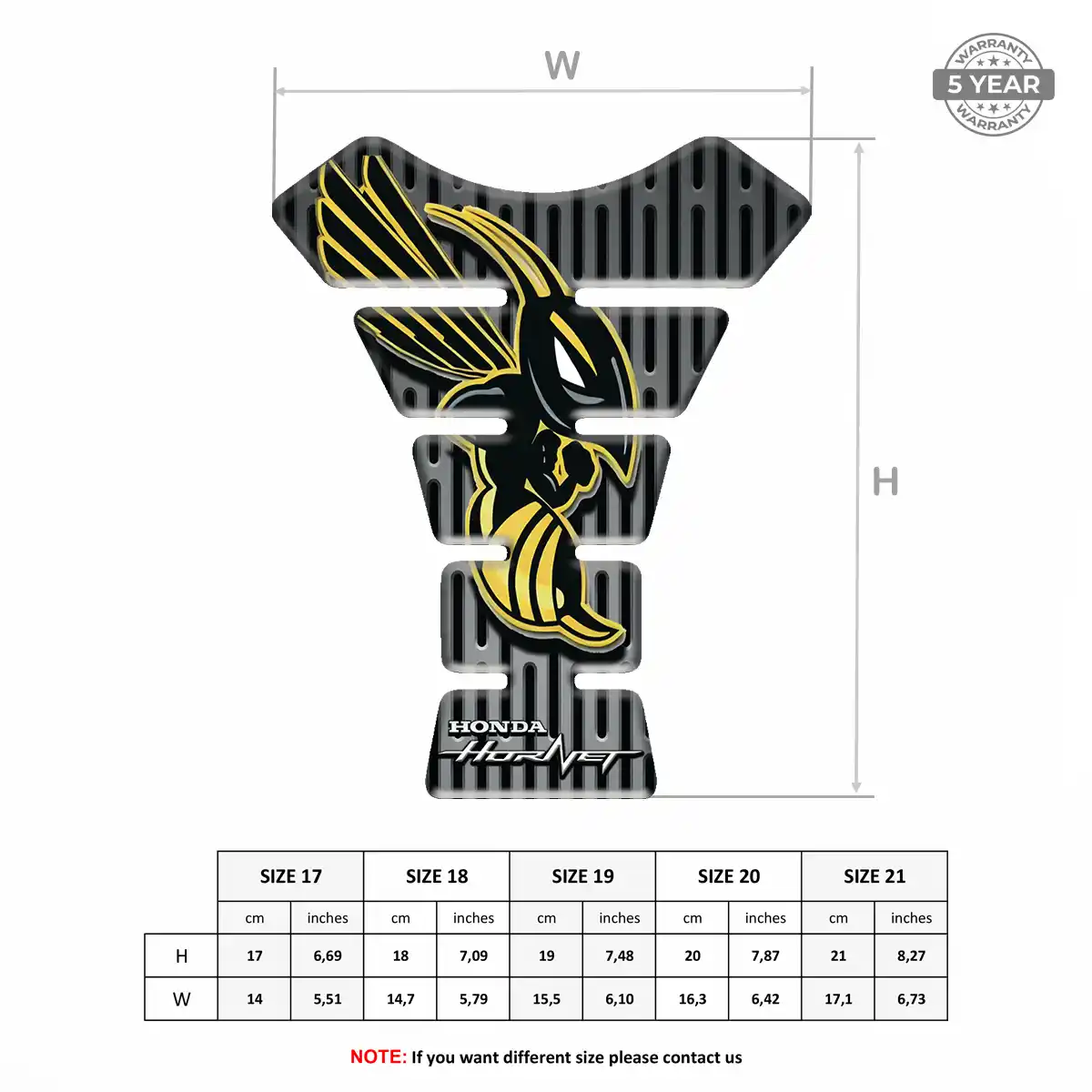 Honda Motorbike Tank Pad Deluxe Edition