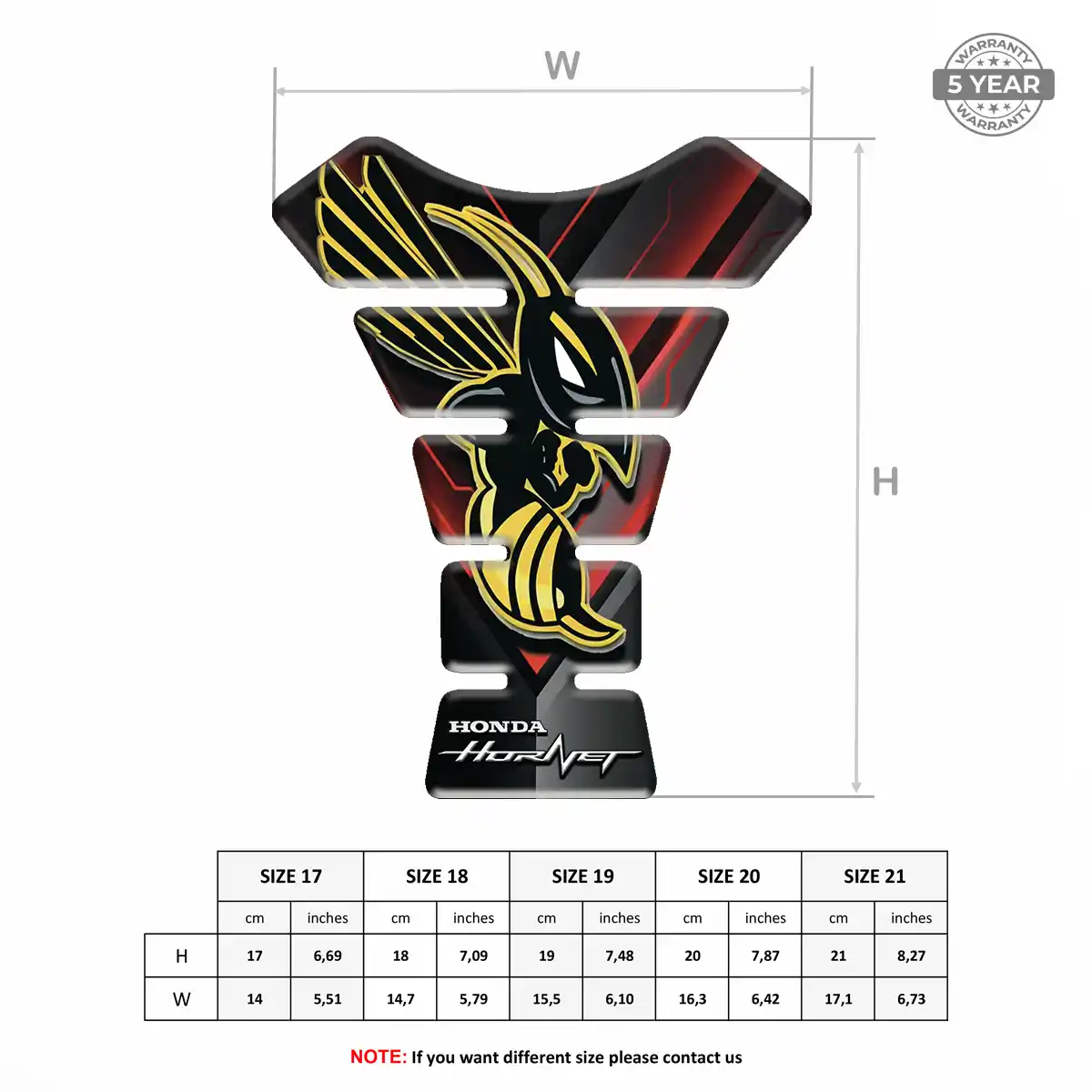 Honda Motorbike Tank Pad Exclusive Series