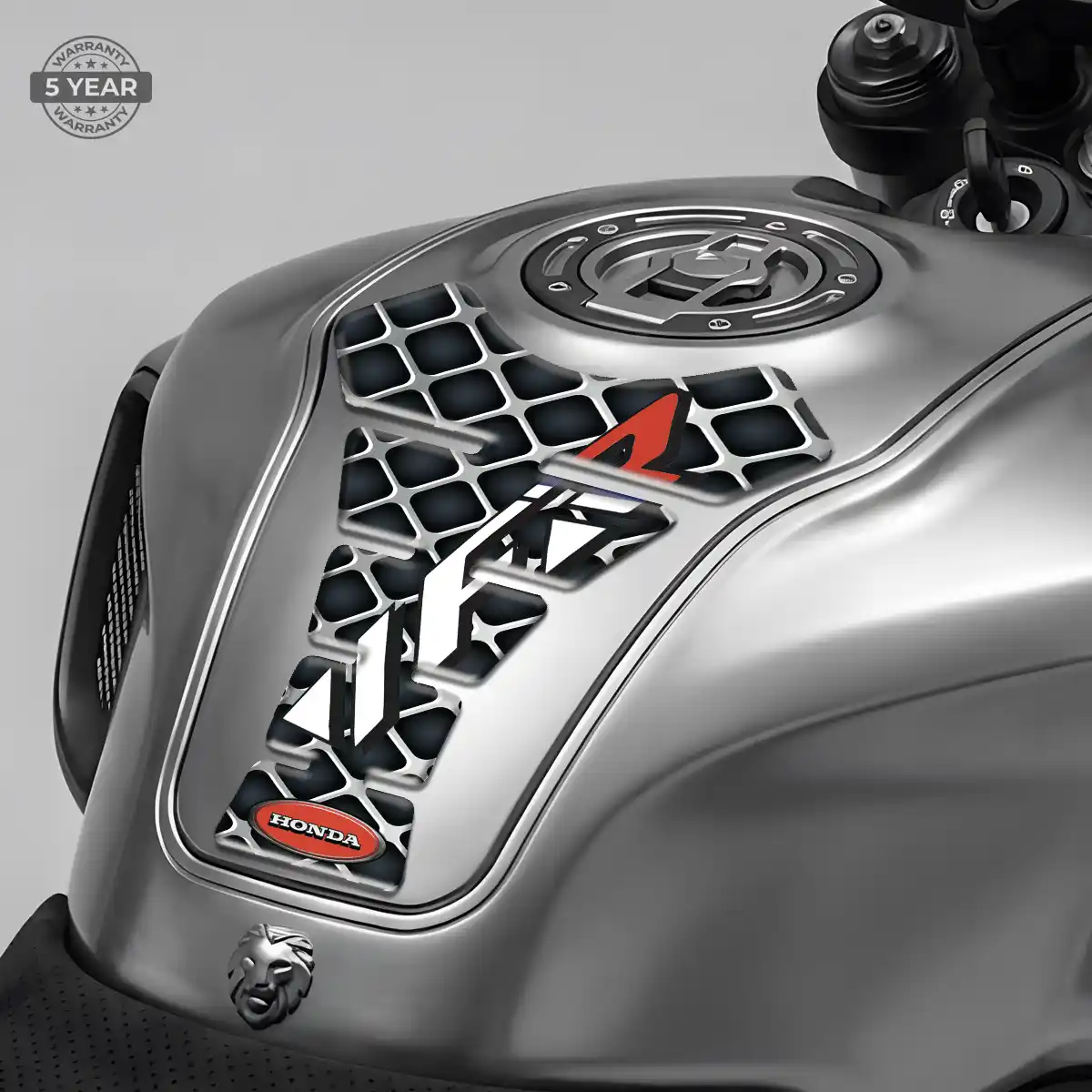Honda Motorcycle Tank Decal Resin Elite