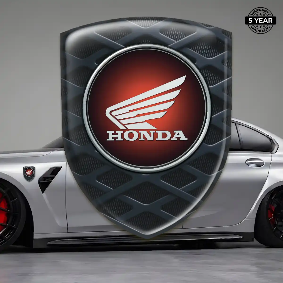 Honda Polyurethane Domed Sticker Cabin Style