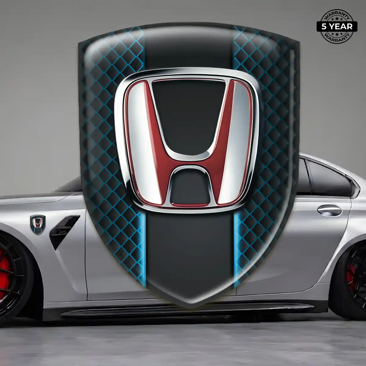 Honda Polyurethane Domed Sticker Interior Elegance