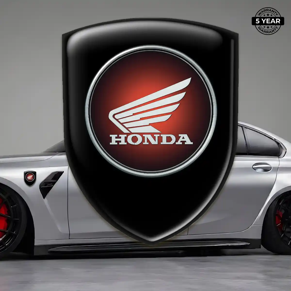 Honda Polyurethane Domed Sticker Outer Style