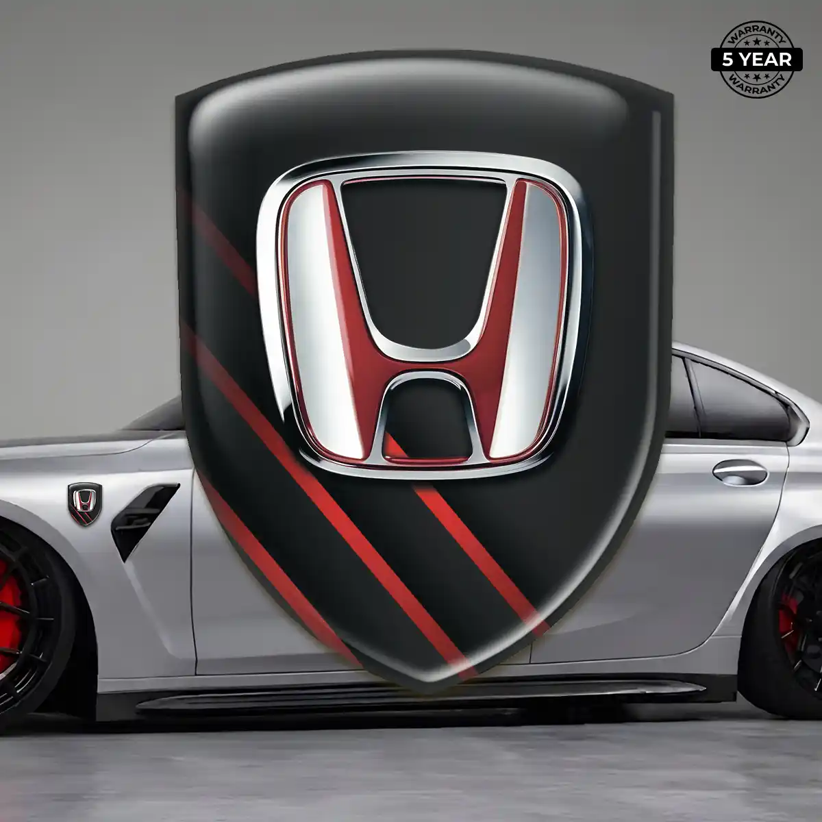 Honda Polyurethane Domed Sticker Premium Dome