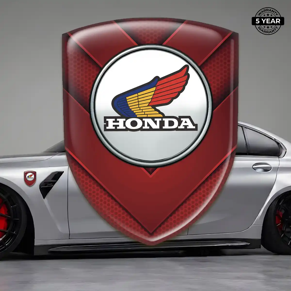 Honda Polyurethane Domed Sticker Prime Quality