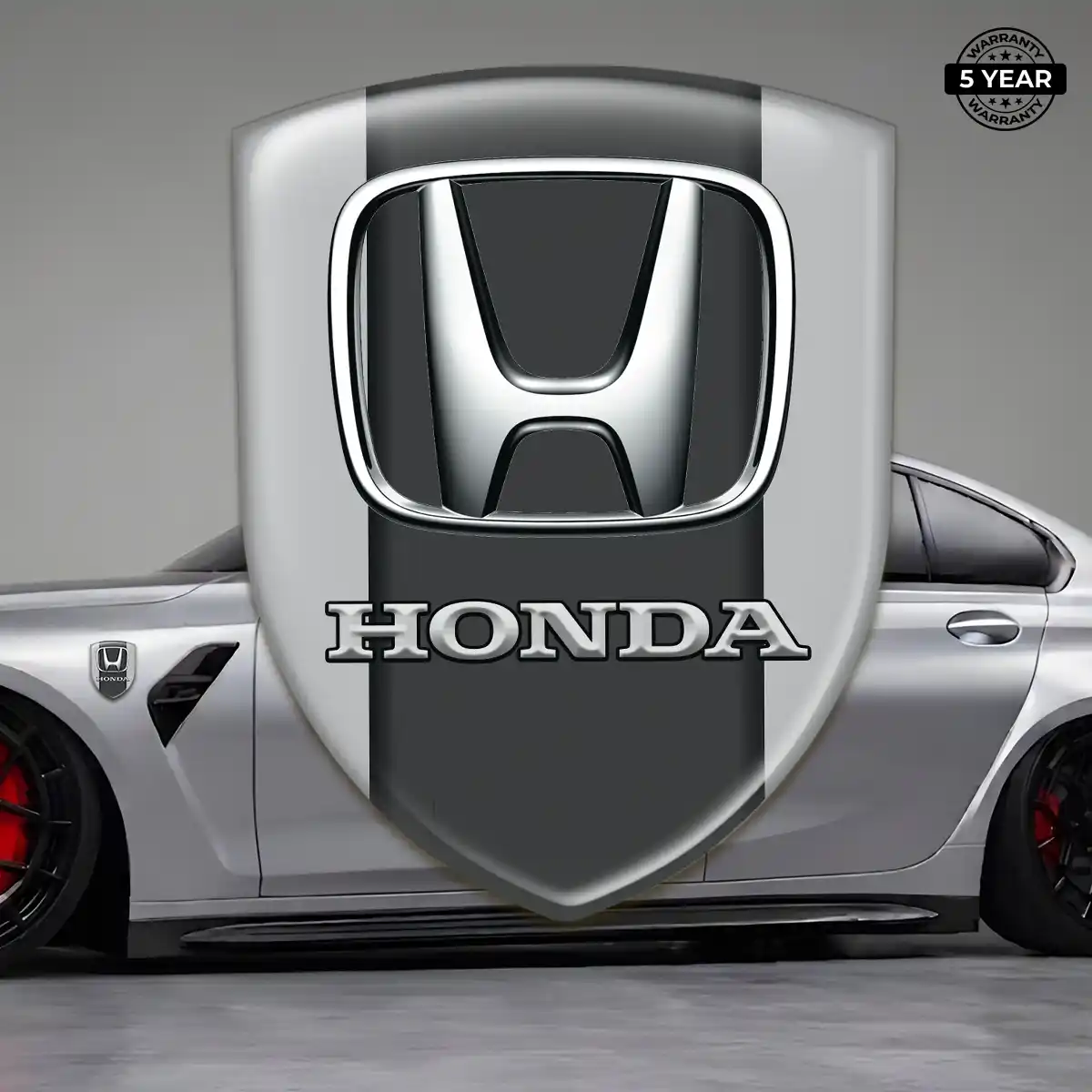 Honda Polyurethane Domed Sticker Refined Design