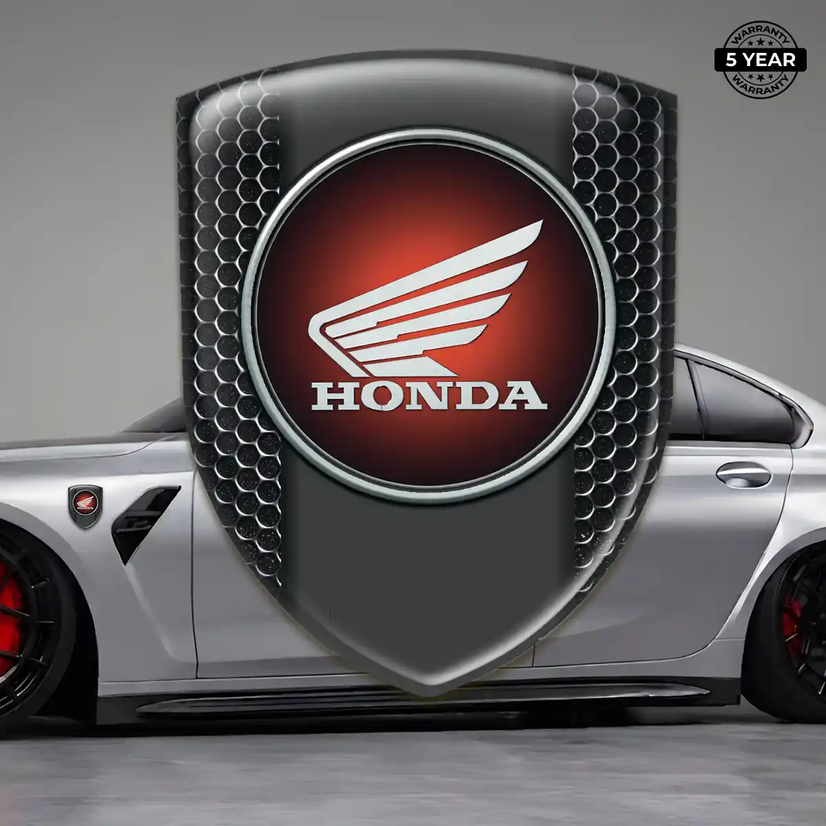 Honda Polyurethane Domed Sticker Resin Elite