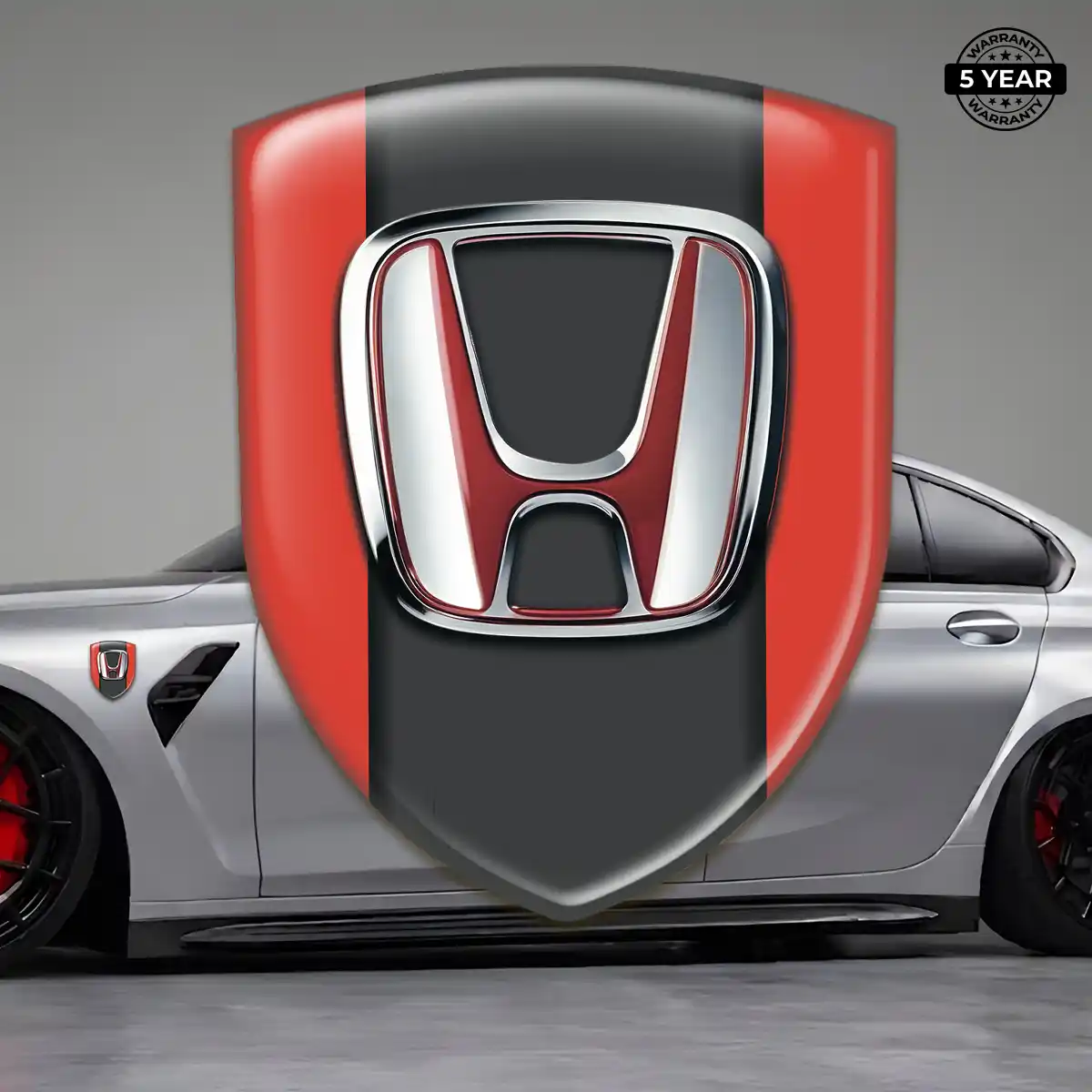 Honda Resin Badge Sticker Refined Design