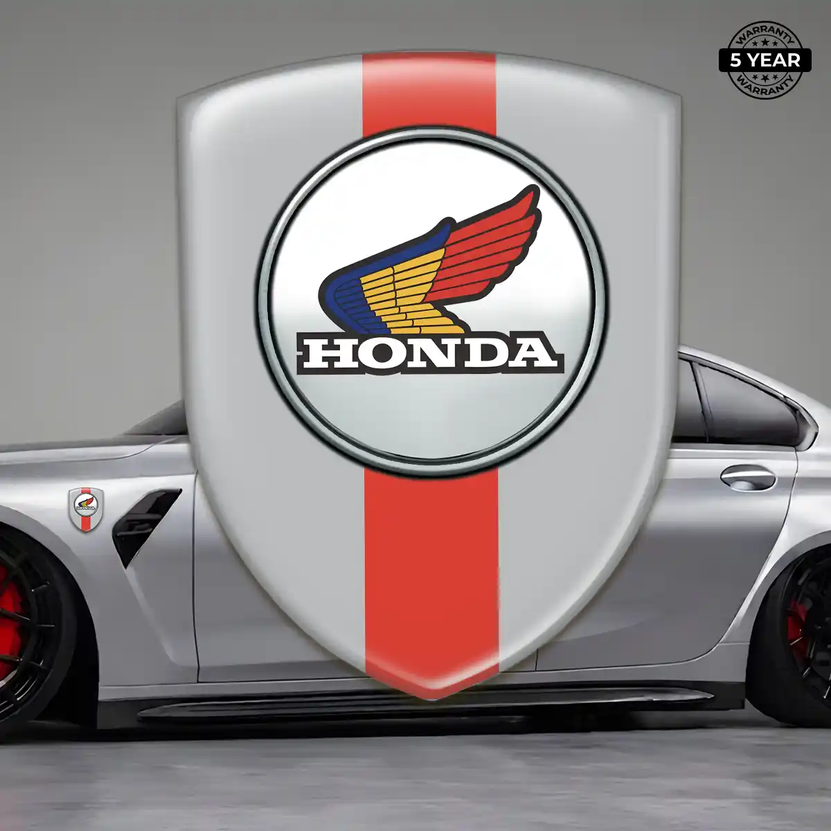 Honda Resin Badge Sticker Sleek Style