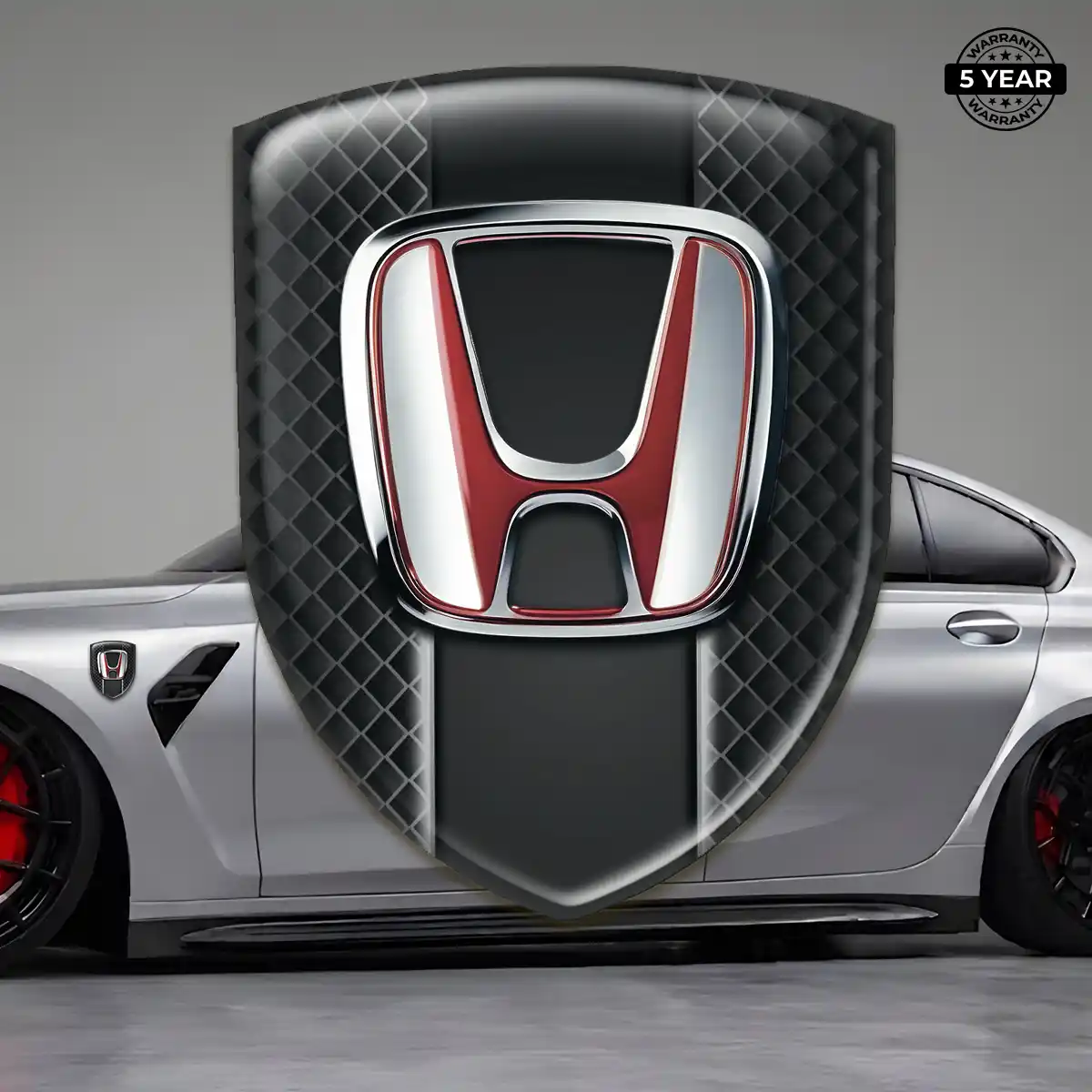 Honda Resin Emblem Sticker Interior Elegance