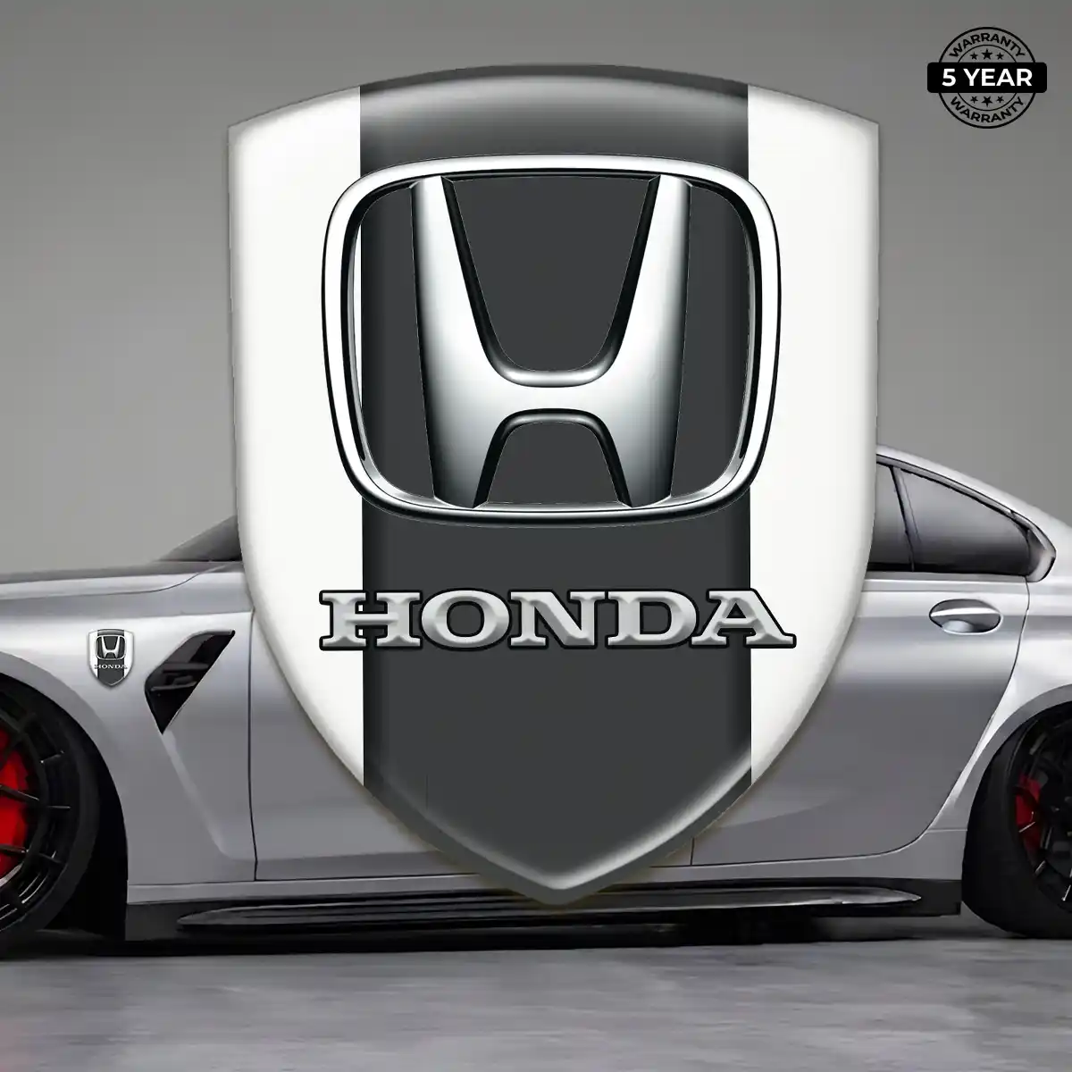 Honda Resin Emblem Sticker Refined Design