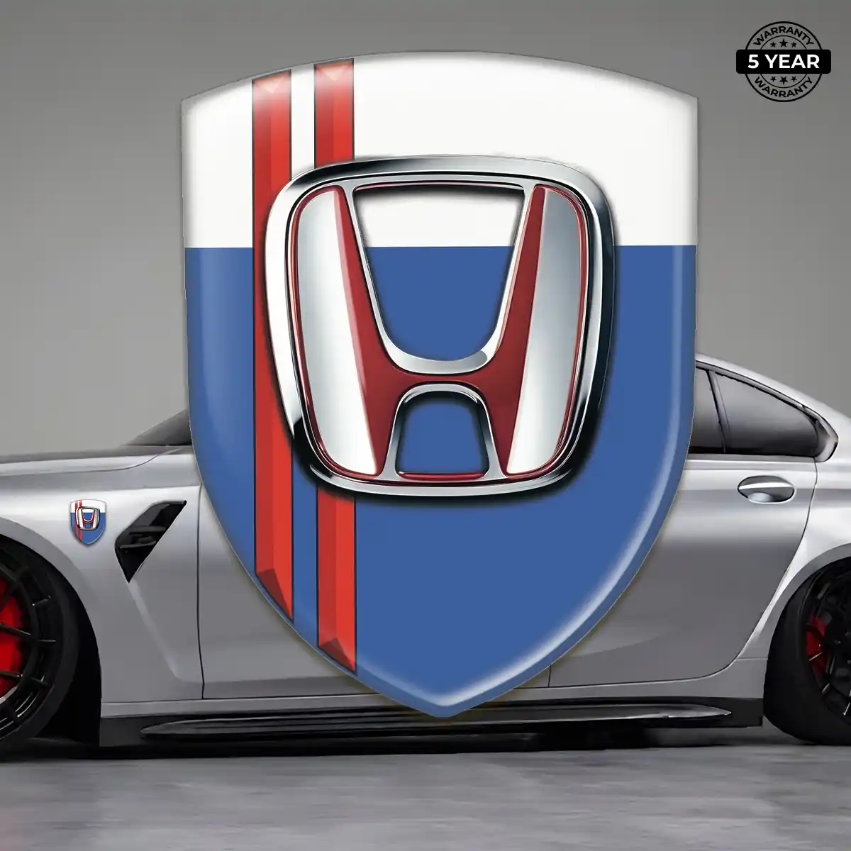 Honda Resin Emblem Sticker Sleek Style