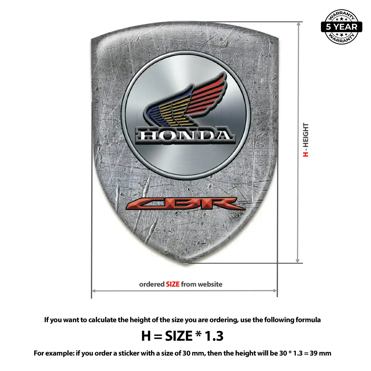 Honda Silicone Badge Interior Elegance
