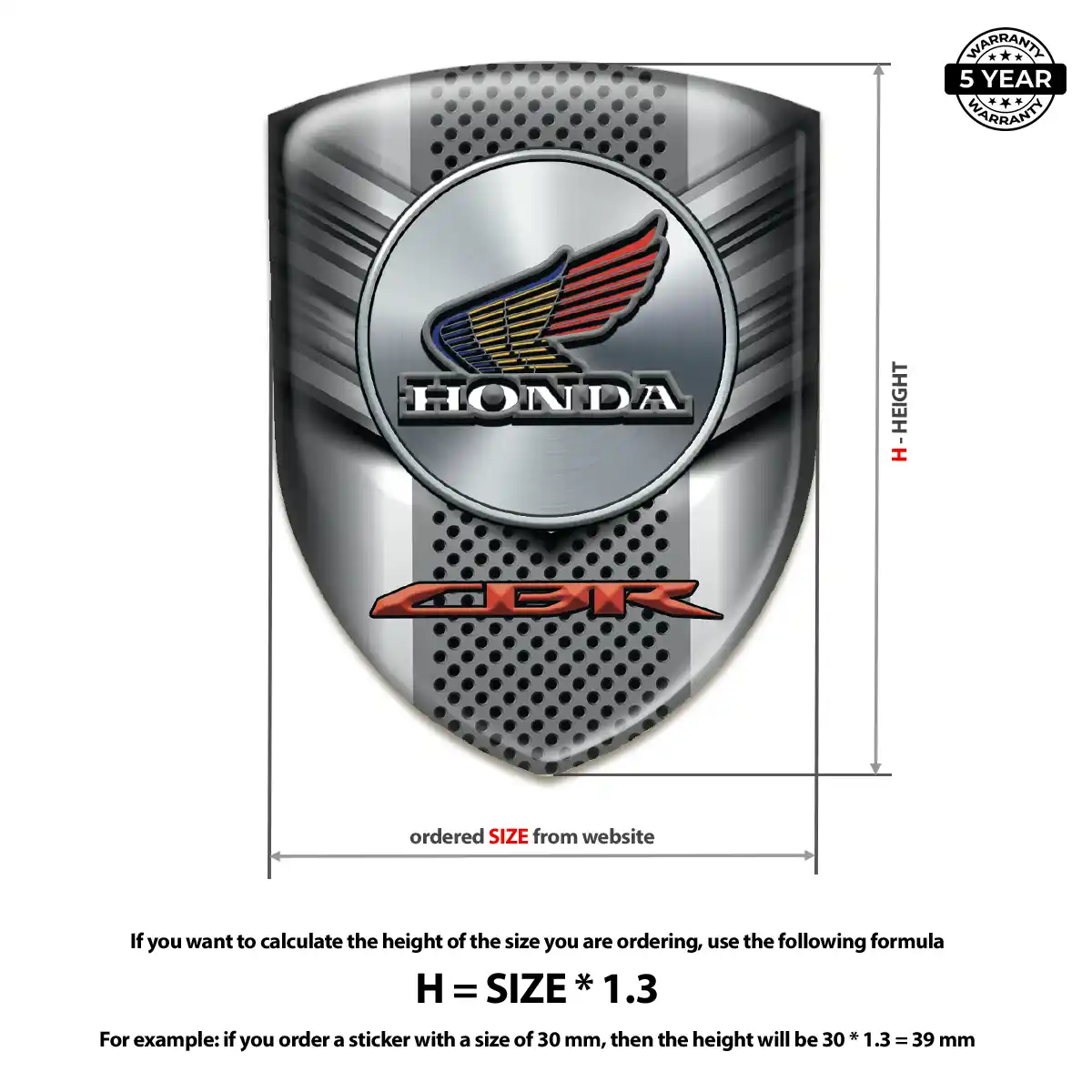 Honda Silicone Badge Interior Luxe