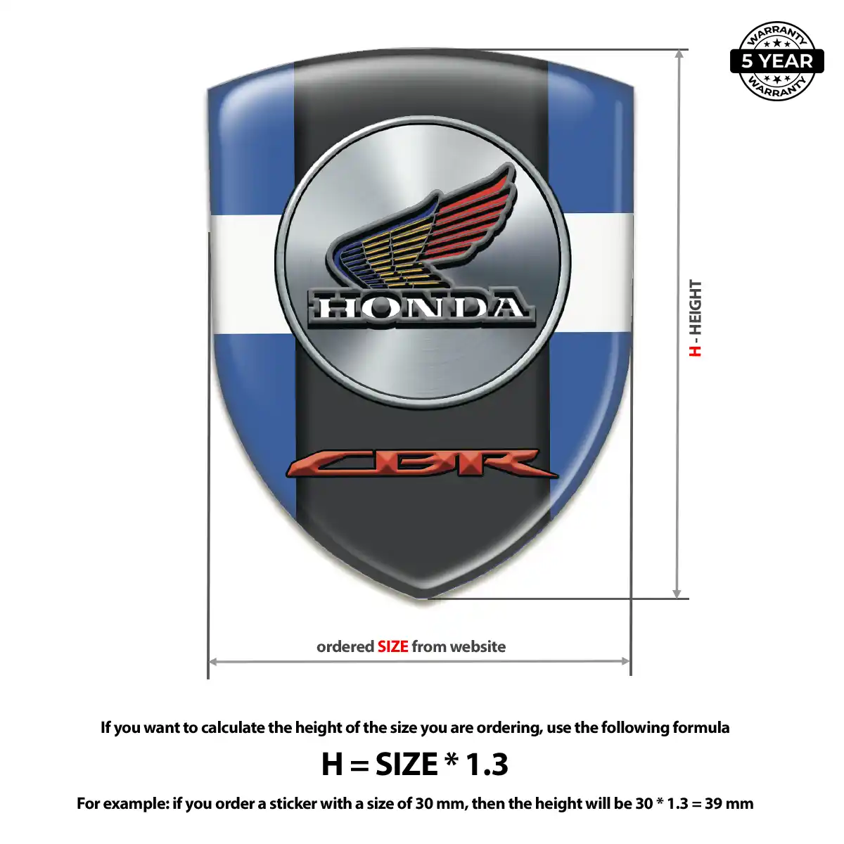Honda Silicone Badge Noble Edition