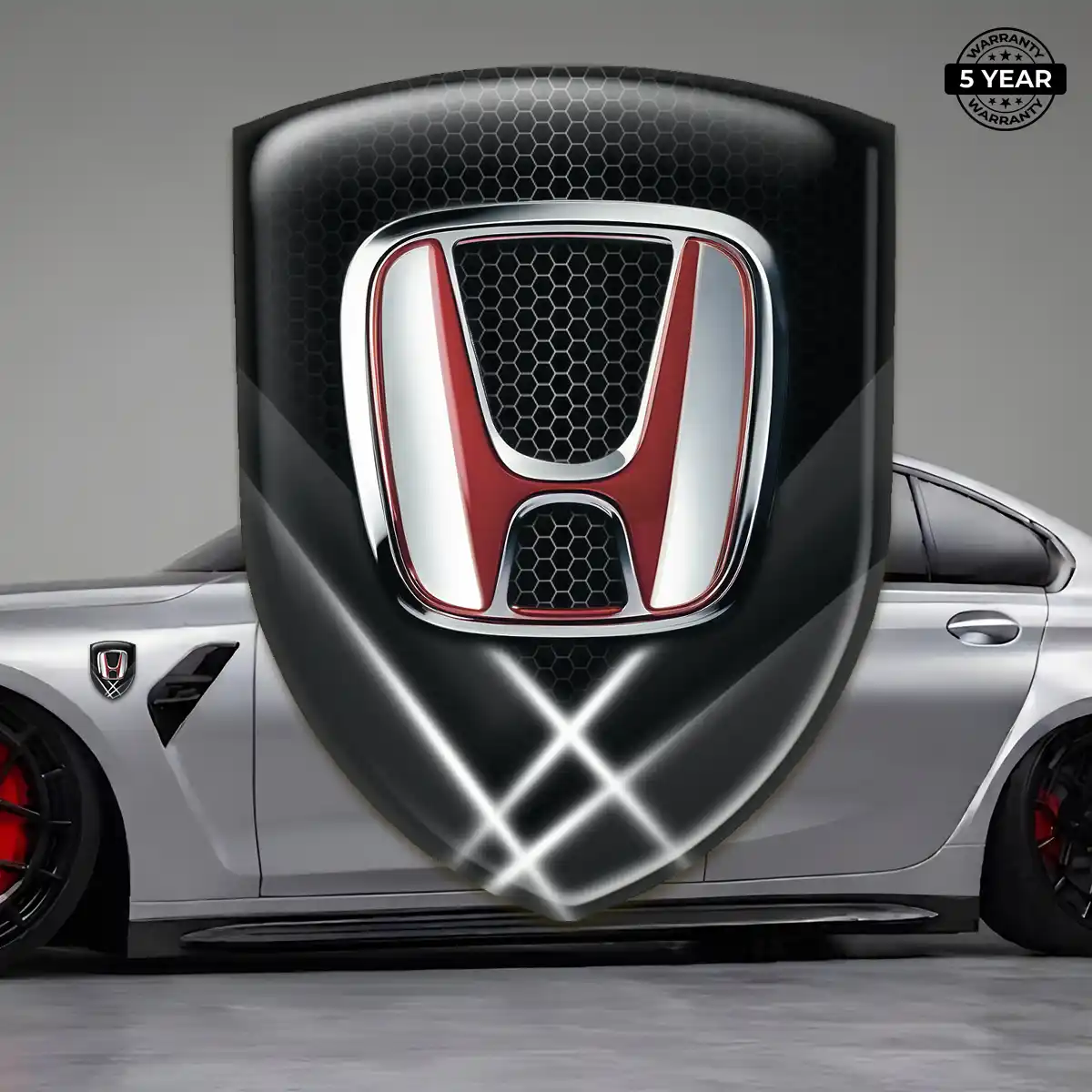 Honda Silicone Badge Refined Design