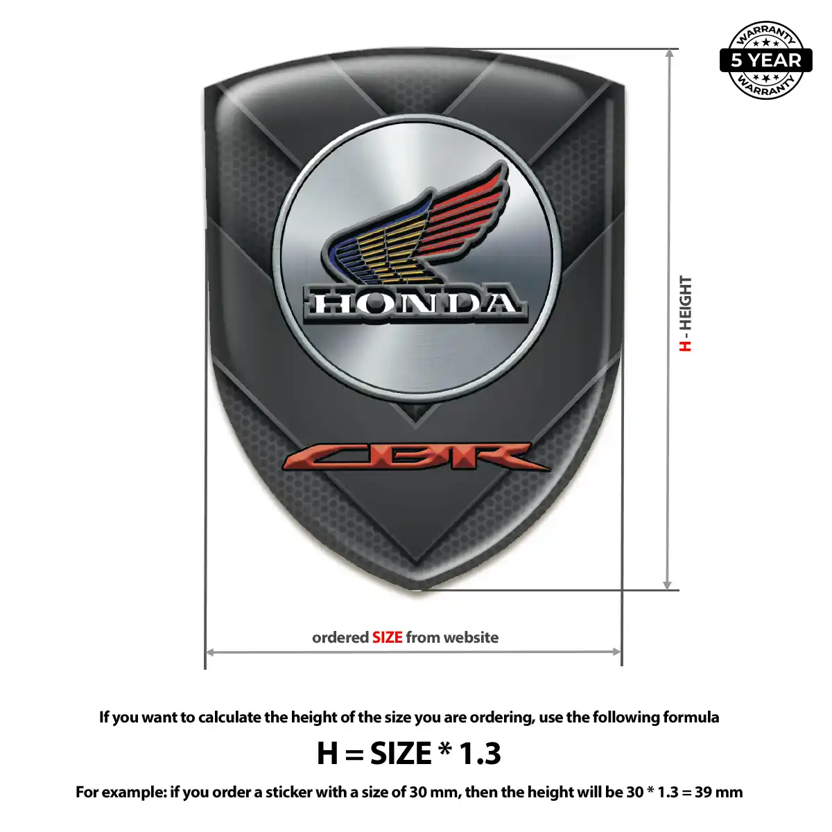 Honda Silicone Emblem Refined Design