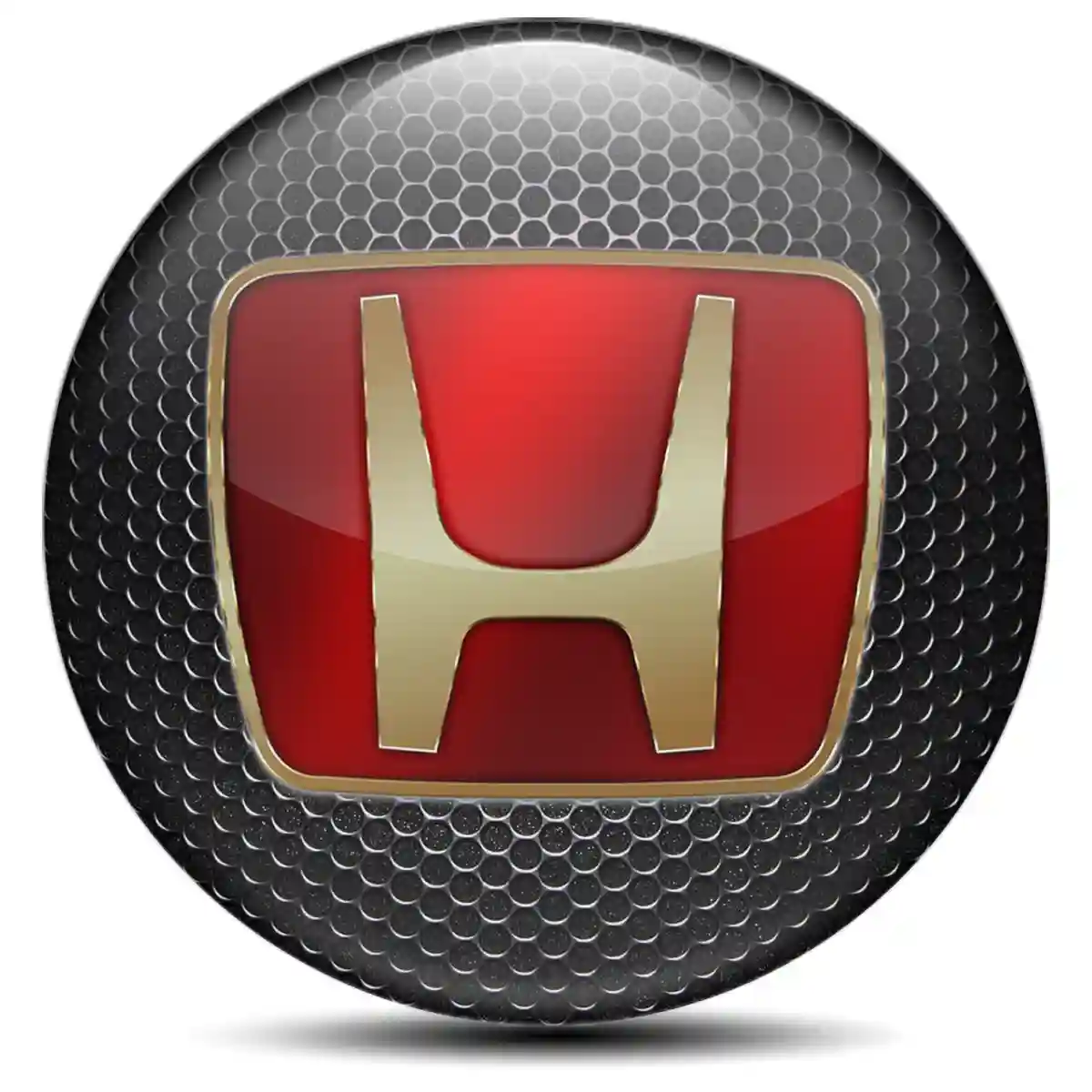 Honda Silicone Emblem Self-Adhesive High Quality