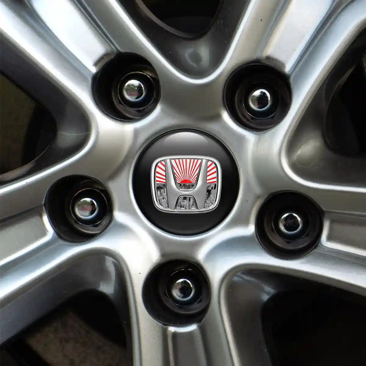 Honda Silicone Emblem Self-Adhesive Premium Edition