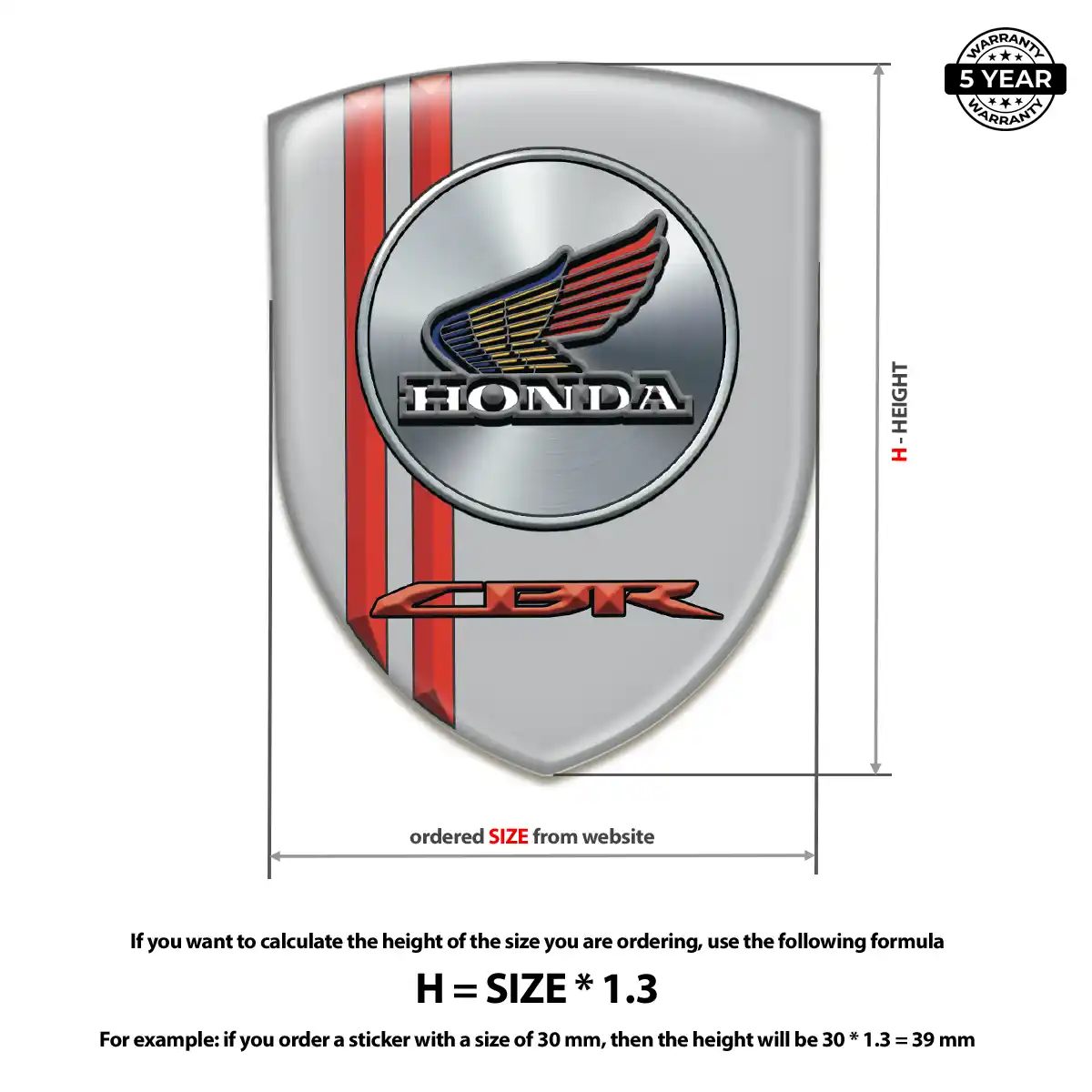 Honda Silicone Sticker Interior Elegance