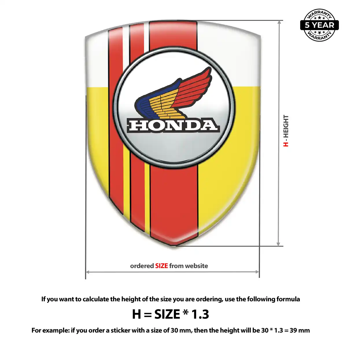 Honda Silicone Sticker Interior Luxe