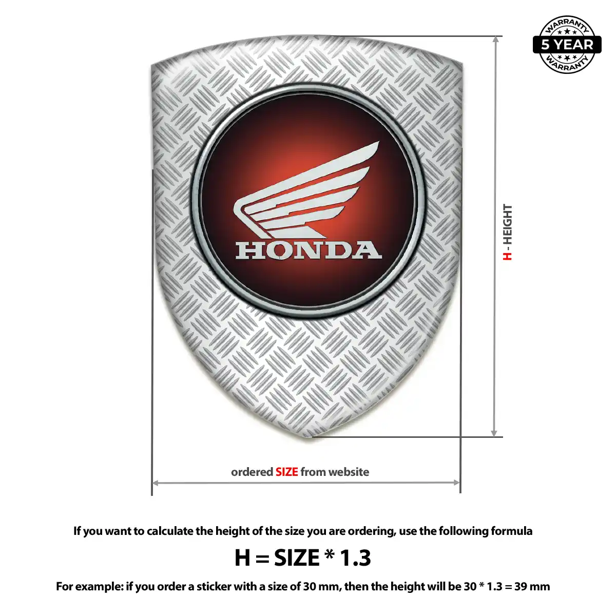Honda Sticker Signature Grade